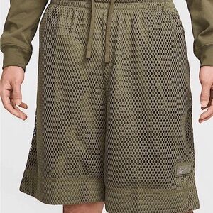 Nike Men’s XL-tall Dri-FIT Devin Booker Basketball Shorts Green Mesh HJ3901-222